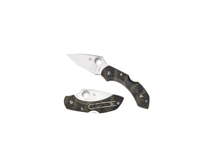 Spyderco Dragonfly 2 Folding Knife Drop Point Zome Green - for Versatile Use - C28ZFPGR2