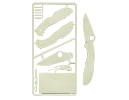 Spyderco C11 Delica 4 Folding Knife Kit Drop Point Gray - for Precision Cutting - PLKIT1