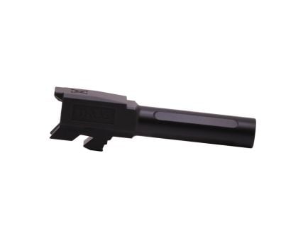 True Precision Barrel 9mm 3.40" Fits Glock G43/G43X, Black - High-Performance Design - TP-G43B-XBL