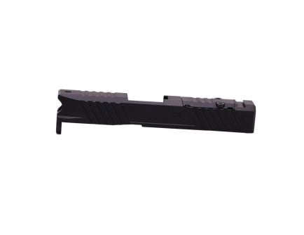 True Precision True Duty Optic Cut Stripped Slide Fits Glock G43/G43X, Black - Tactical and Reliable - TP-G43DS-BL-RMS