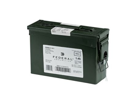 5.56 Rifle Ammo federal 5.56mm 62 grain fmjbt steel core ammunition 420 rounds on stripper clips with ammo can