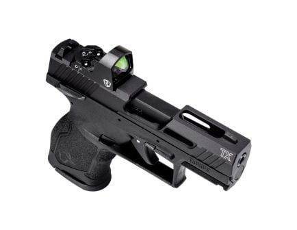 Taurus TX22 Compact Riton Optic .22LR 3.60" Pistol 13rds, Black - Reliable and Compact - 1TX22131RI