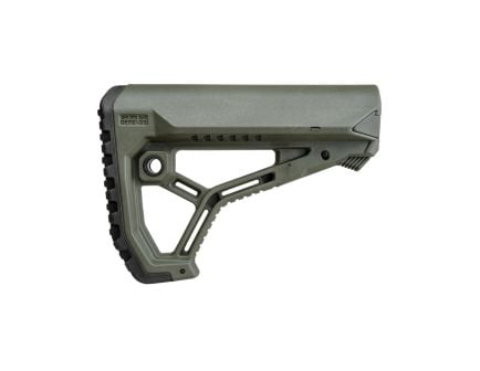 FAB Defense GL-Core Buttstock OD Green - Rugged GL-Core Buttstock for Tactical Use with Enhanced Stability and Comfort - FXGLCOREG