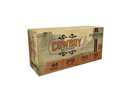 Fiocchi Cowboy Action .44 Special 210gr LFP Ammo, 50rds - 44SCA