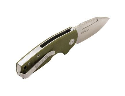 SOG Knives Stout SJ Folding Knife Clip Point OD Green - Durable, Lightweight and Reliable Handle for Everyday Use - SOG-16-03-01-57