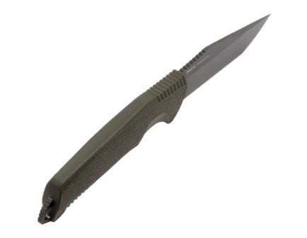 SOG Knives Trident FX Fixed Knife Tanto OD Green - Durable, Lightweight and Reliable Handle for Reliable Outdoor Use - SOG-17-12-03-57