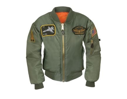 Rothco Kids Flight Jacket With Patches