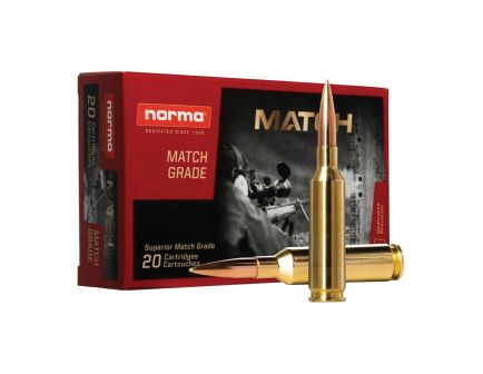 Norma Golden Target Match .338 Lapua Magnum 250 gr BTHP 20rds Rifle Ammo for Elite Precision - 10185442