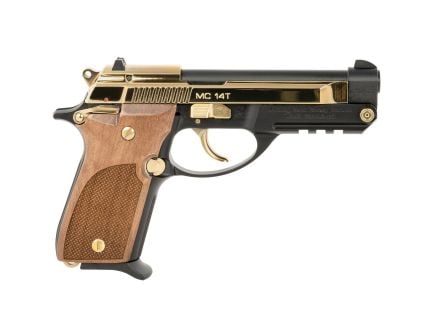 Girsan MC 14T Tip-Up .380 ACP 4.50" Compact Pistol 13rds, Blue/Gold - 390876