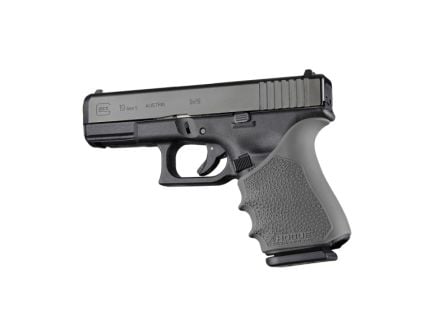 Hogue Handall Beavertail Grip Sleeve Fits Glock Gen 1-5 G19/G23/G32/G38, Slate Gray - Enhanced Control - 17052