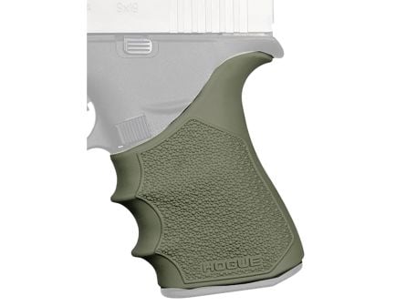 Hogue Handall Beavertail Grip Sleeve Fits Glock G43X/G48/G43X MOS, OD Green - Enhanced Control - 18211