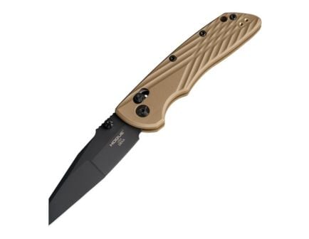 Hogue Deka Folding Knife Modified Wharncliffe Flat Dark Earth - Durable Handle - 24367