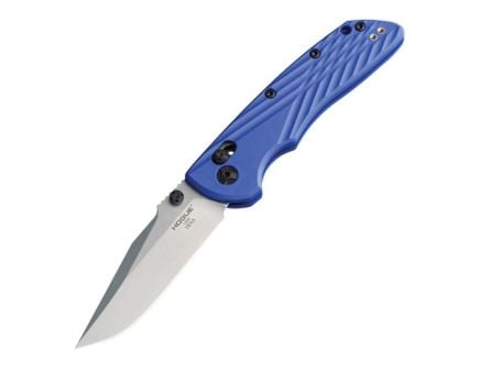 Hogue Deka Folding Knife Clip Point Blue - Versatile Handle - 24373