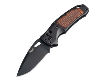 Hogue Sig K320 AXG Classic Folding Knife Drop Point Black - Durable, Lightweight and Reliable - 36377