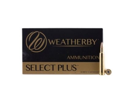 Weatherby Select Plus 378 Weatherby Mag 270 grain Spire Point Rifle Ammo, 20/Box - H378270SP
