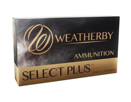 Weatherby Select Plus 340 Weatherby Mag 225 grain Barnes TTSX Rifle Ammo, 20/Box - B340225TTSX