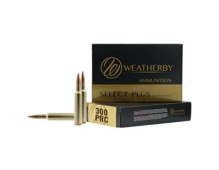 Weatherby Select Plus .300 PRC 195 gr Hammer Custom SCHP 20rds Rifle Ammo for Maximum Impact - M300P195HCB