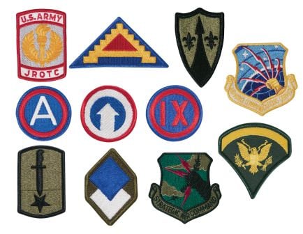 Rothco G.I. Military Assorted Military Patches - Pieces Per Pack 50 Pieces