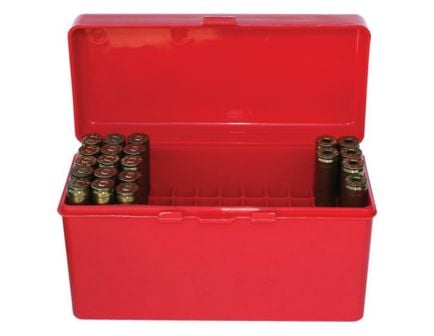 MTM Case Gard .270 Winchester/.30-06 Springfield Flip-Top Ammo Box, 60rds Red