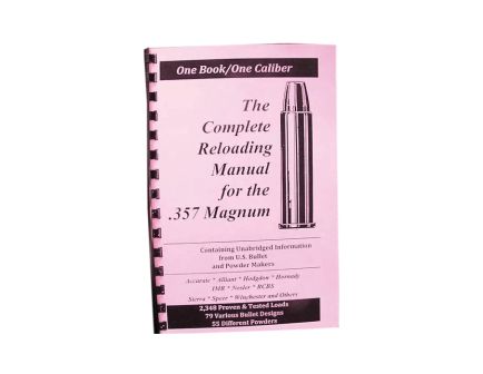 Loadbooks USA .357 Magnum Complete Reloading Book Manual