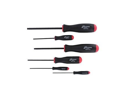 Bondhus BSX6M 6-Piece Standard Length Ball End Screwdriver Set