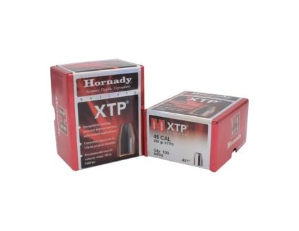 Hornady XTP .45 Cal JHP Pistol Bullet, 200 gr 0.451" 100rds