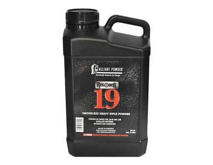 Alliant Powder Reloder 19 .270 Cal/.338 Win Mag Heavy Rifle Smokeless Powder, 5 lb Canister
