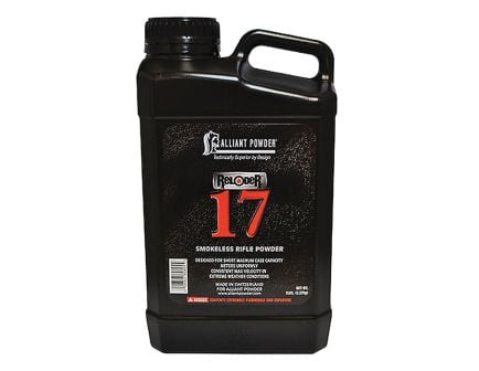 Alliant Powder Reloder 17 Short Magnum Rifle Smokeless Powder, 5 lb Canister