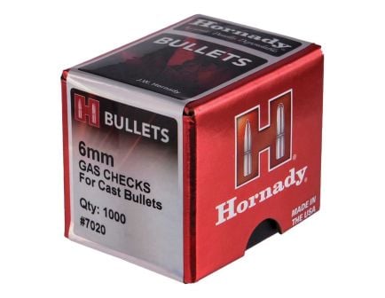 Hornady 6mm/.243 Caliber Crimp-On Gas Check, Box of 1000