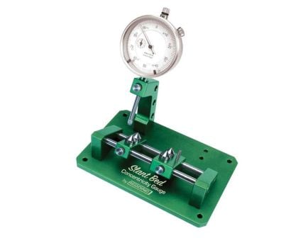 Redding Reloading Equipment Slant Bed Concentricity Gauge w/Large 1" x 0.001" Dial Indicator