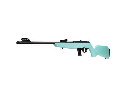 Rossi RB22 .22LR Bolt Action Rifle, Cyan - Vibrant Cyan Finish with Precision Bolt Action - RB22L1611C