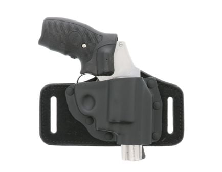 Galco TacSlide S&W J Frame Kydex/Leather OWB Holster Right, Black - TS158B