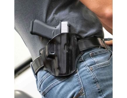 Galco Combat Master Ruger LCR Leather Holster Right, Black - CM300B