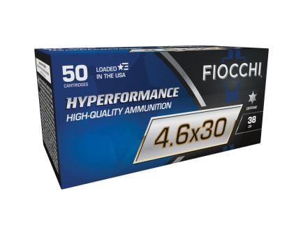Fiocchi Hyperformance Defense 4.6x30mm HK 38 gr THP 50rds Rifle Ammo for Tactical Use - 46EXD