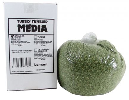 Lyman Turbo Case Cleaning Media Corncob Green 10 lb Box 7631320