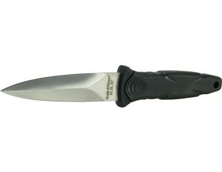Smith & Wesson H.R.T 3  Fixed Blade Spear Point Boot Knife, Black - SWHRT3
