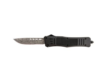 Steel River Spartan Medium Folding/OTF Knife, Drop Point, Black - Smooth Opening Mechanism, Perfect for Tactical and Daily Carry - T618BDDP