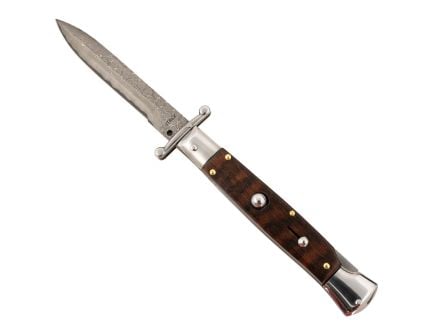 Steel River Spartan Folding Knife, Italian Bayonet - Smooth Deployment, Reliable Locking Mechanism, Ideal for Tactical and EDC Use - SGSWRDAM