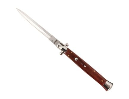 Steel River Spartan Folding Knife Italian Dagger Red - Durable, Lightweight and Reliable Handle - CIRWD