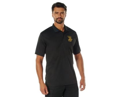 Rothco USMC Eagle, Globe & Anchor Moisture Wicking Polo Shirt