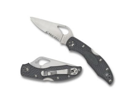 Spyderco byrd Meadowlark 2 Drop Point Folding Knife, 2.875" - BY04PSBK2