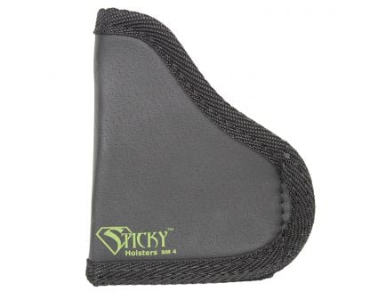 Sticky Holsters Small Ambidextrous Hand Taurus Curve Concealment Holster, Black with Green Logo - SM4