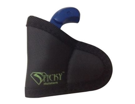 Sticky Holsters Small Ambidextrous Hand North American Arms PUG Concealment Holster, Black with Green Logo - SM1NAAPUG