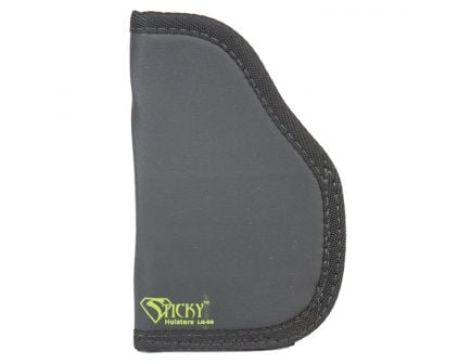Sticky Holsters Large Ambidextrous Hand Concealment Short Modified Holster, Black with Green Logo - LG6SMOD LS