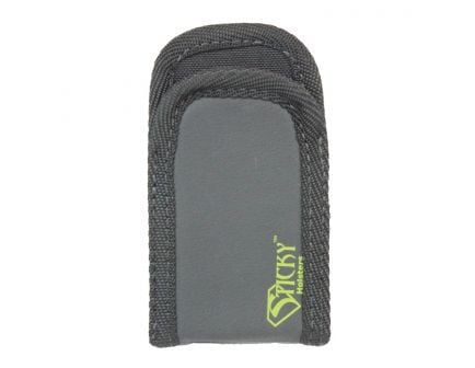 Sticky Holsters Magazine Pouch Sleeve, 1-Compartment, Black w/ Green Logo - MAGPOUCH