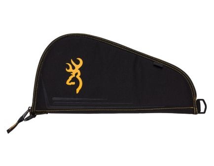 Browning Black and Gold 11" Pistol Rug, Black/Yellow - 1429589911
