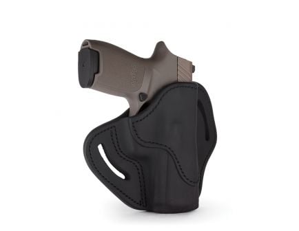 1791 Gunleather BH2.4S Right Hand HK VP9 SK OWB Open-Top Multi-Fit Holster, Stealth Black - BH2.4S-SBL-R