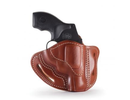 1791 Gunleather RVH1 Right Hand Ruger LCR OWB Holster, Classic Brown - RVH-1-CBR-R