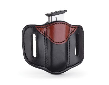 1791 Gunleather MAG1.1 Single Magazine Holster, Black on Brown - MAG11BLBA