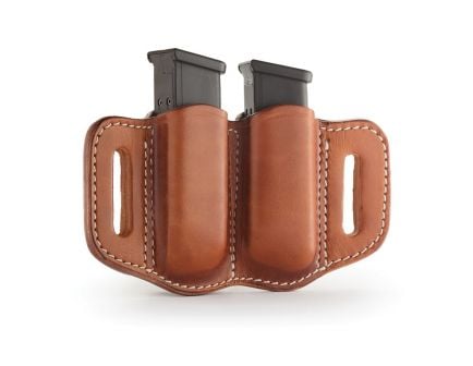 1791 Gunleather MAG2.1 Double Magazine Holster, Classic Brown - MAG21CBRA